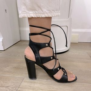 Ivanka Trump leather strap sandals size 6.5